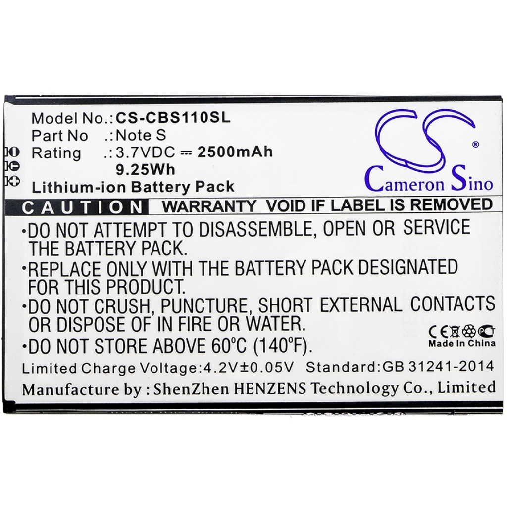 Compatible replacement for Cubot NOTE S