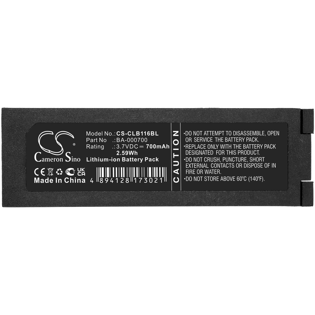 Baterija za čitalce, skenerje Cipherlab CS-CLB116BL