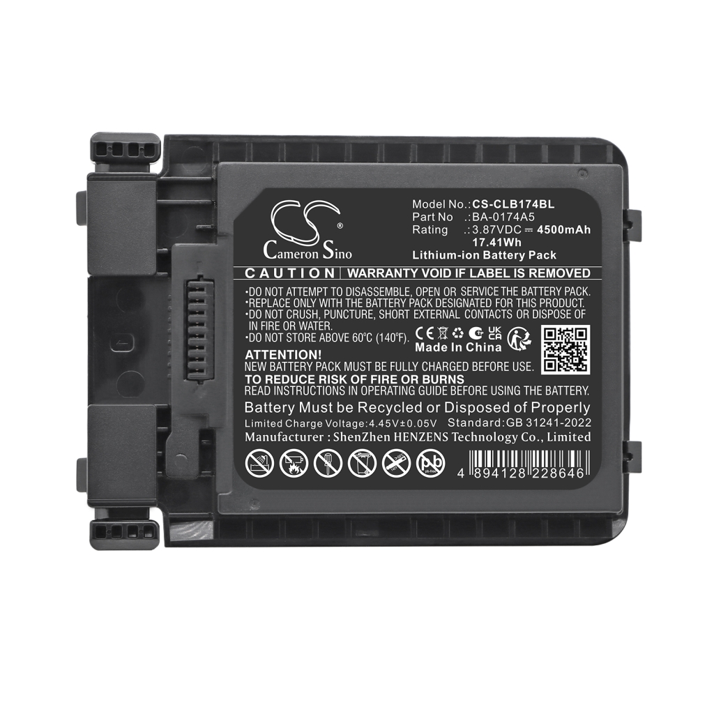 Baterija združljivo z Cipherlab CS-CLB174BL