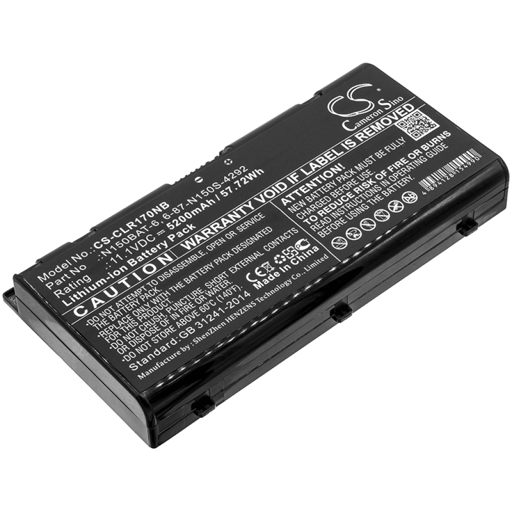 Baterija za prenosnik CLEVO N151SC (CS-CLR170NB)