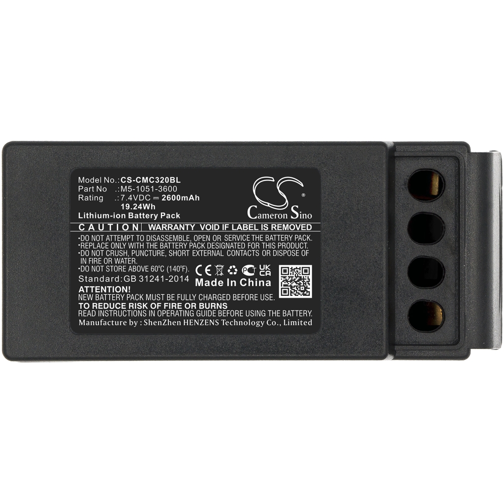 Kompatibilna zamenjava baterije za Cavotec M5-1051-3600