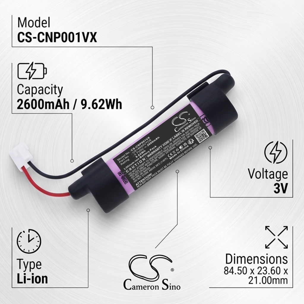 Baterija združljivo z Cecotec CS-CNP001VX