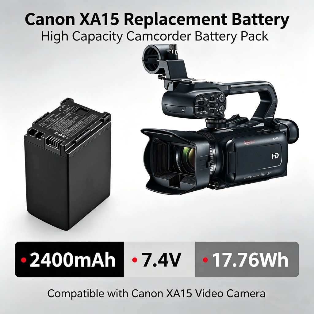Baterije združljivo z Canon LEGRIA FS20 FS200 FS21 CS-CNP828MC