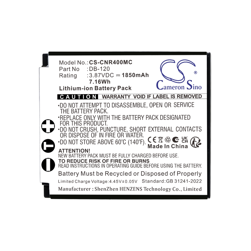 Battery compatible with Ricoh