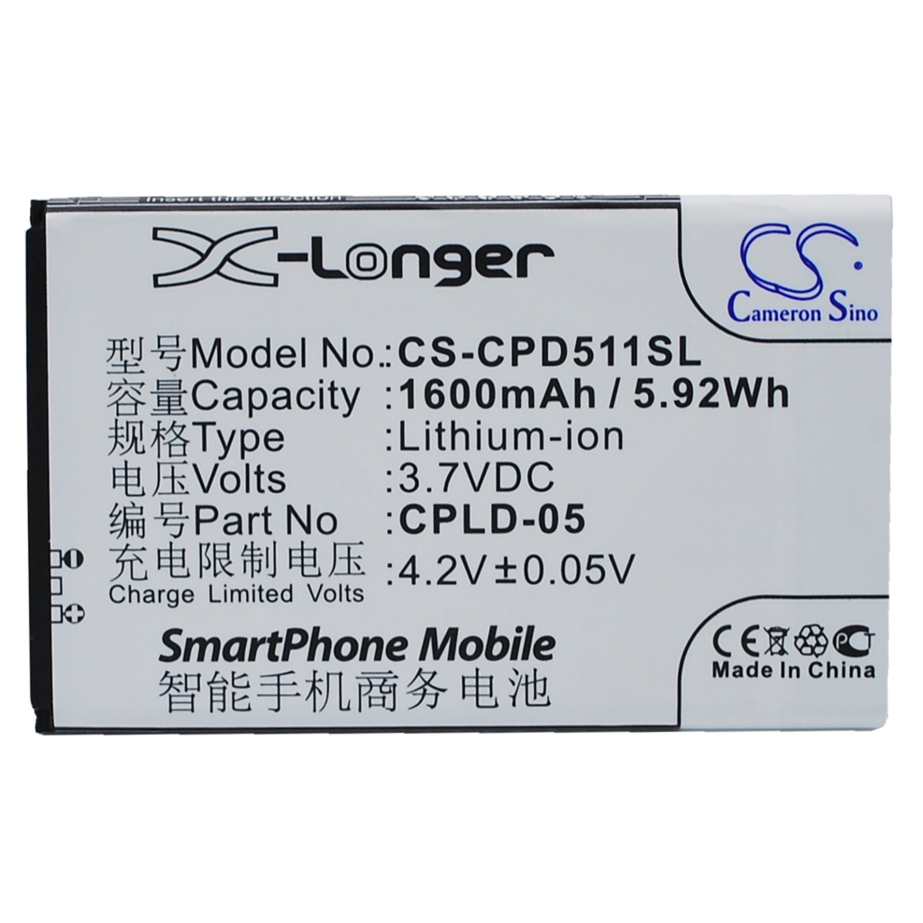 Baterija združljivo z Coolpad CS-CPD511SL