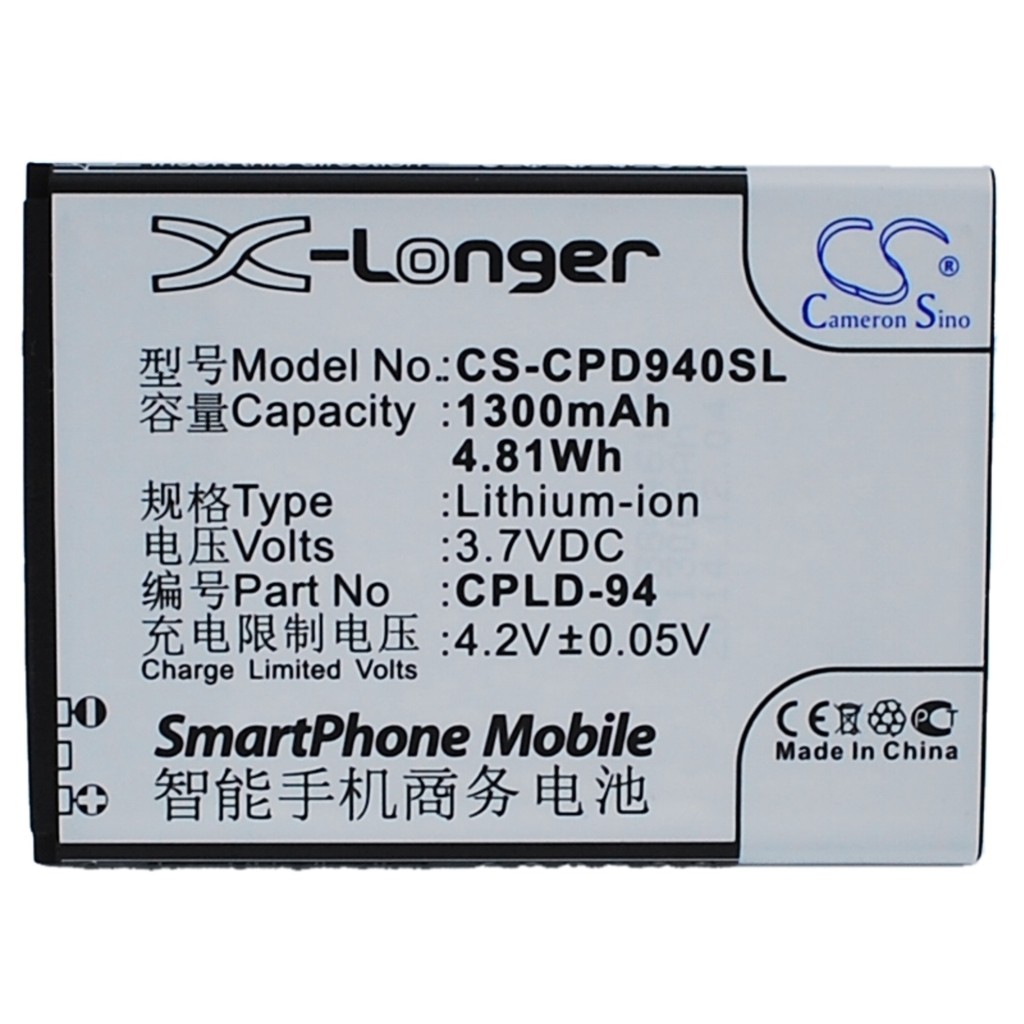 Baterija združljivo z Coolpad CS-CPD940SL