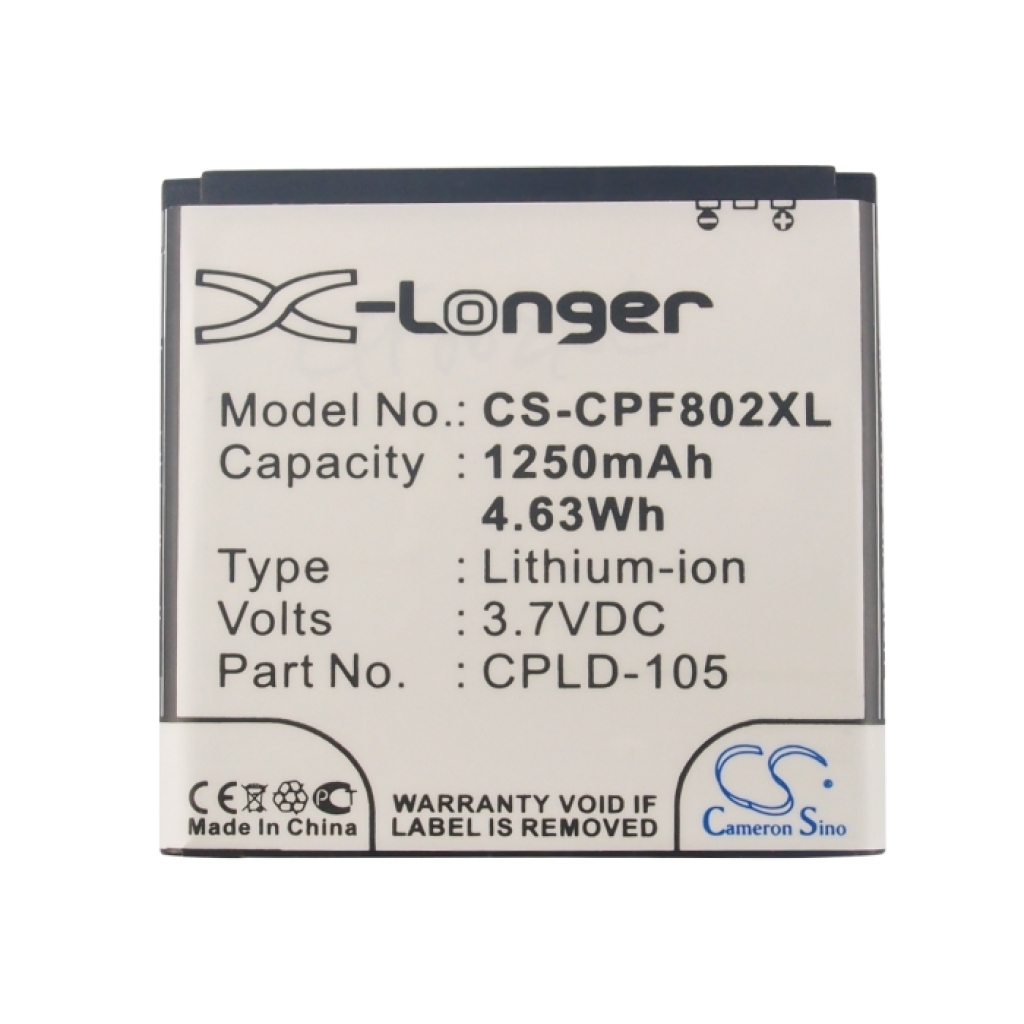 Baterija združljivo z Coolpad CS-CPF802XL