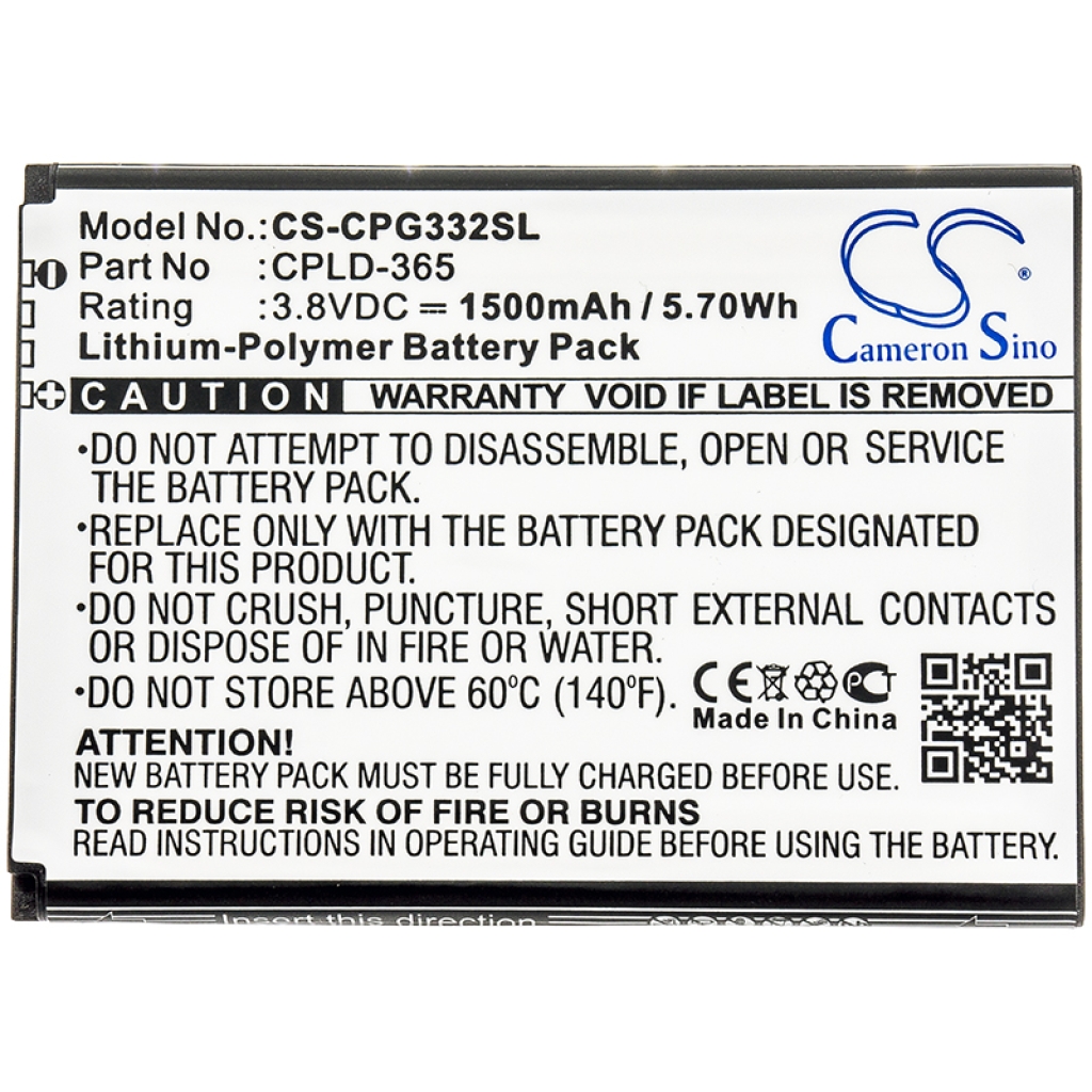Baterija za mobilni telefon T-Mobile 3320A (CS-CPG332SL)