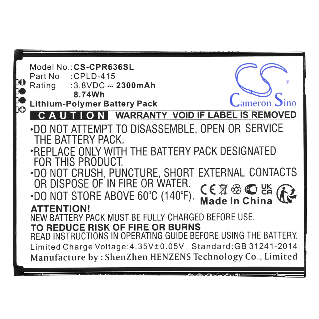 Baterija za mobilni telefon Coolpad Splatter (CS-CPR636SL)