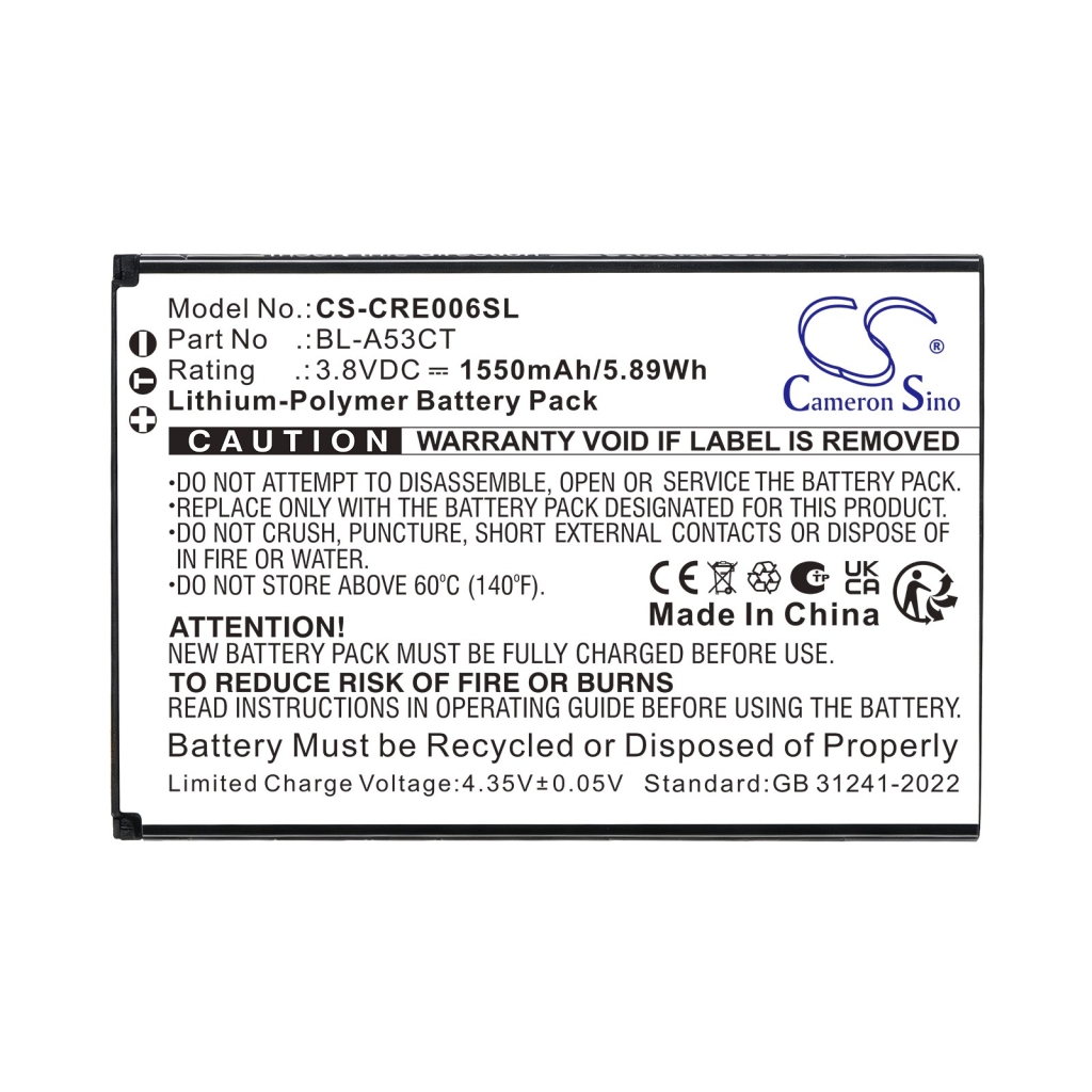 Baterije združljivo z Consumer Cellular Iris Easy Flip CS-CRE006SL