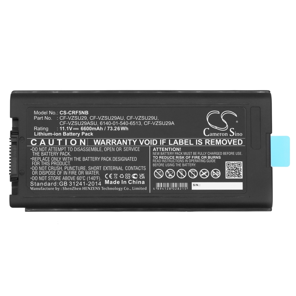 Baterija za prenosnik Panasonic CS-CRF5NB