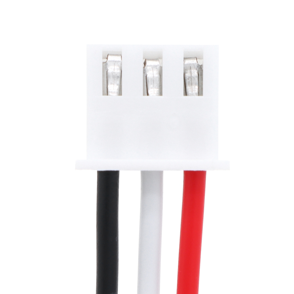 Close-up 3-pin white connector CS-CRK570XL front view