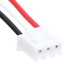 Close-up 3-pin white connector CS-CRK570XL angled view