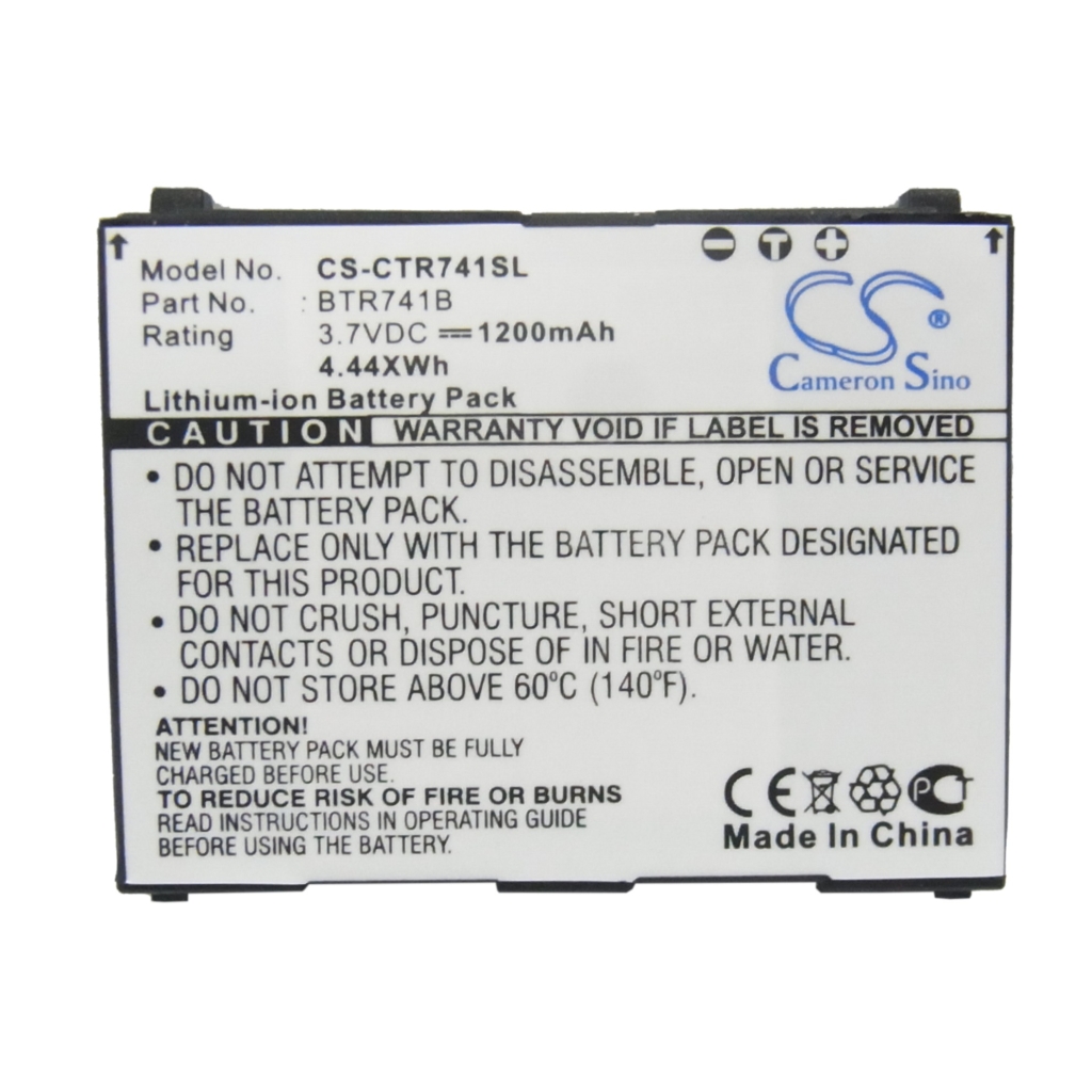 Kompatibilna zamenjava baterije za CASIO BTR731B,BTR741B