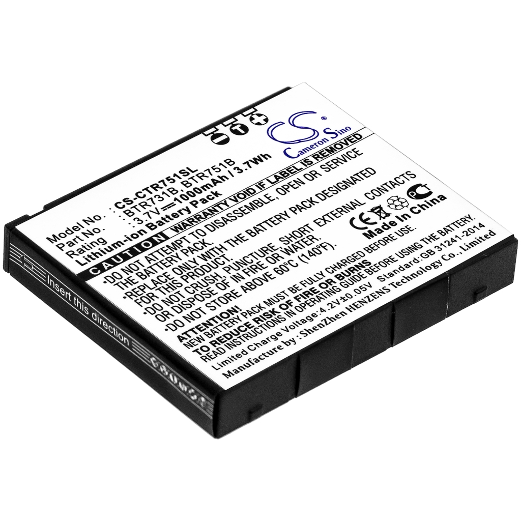 Kompatibilna zamenjava baterije za CASIO BTR731B,BTR751,BTR751B