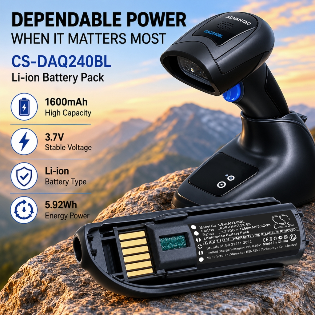 Baterija združljivo z Datalogic CS-DAQ240BL
