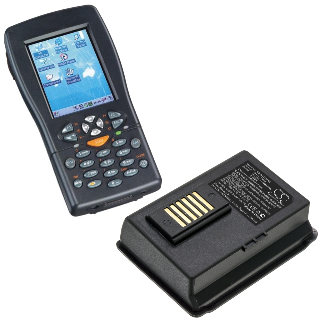 Kompatibilna zamenjava baterije za Datalogic 700165400,94ACC1293,94ACC1294