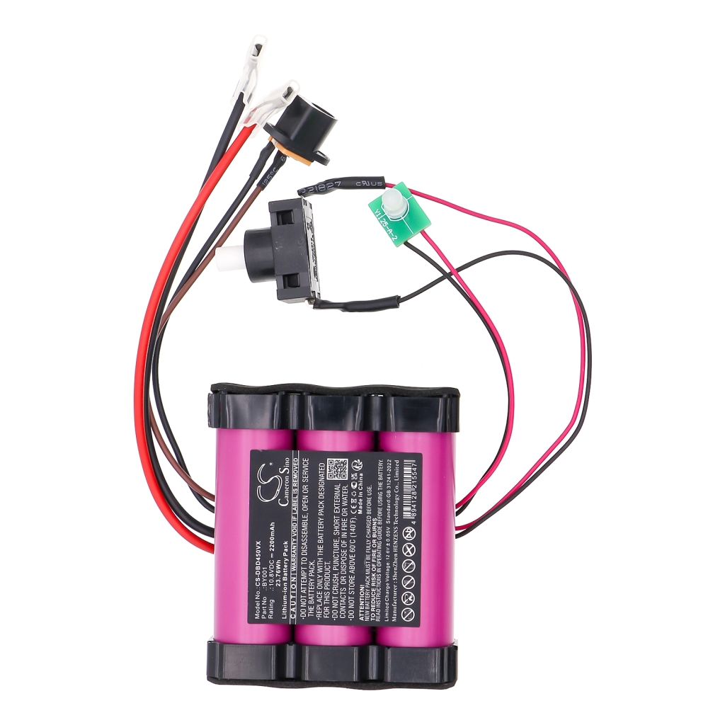 Compatible battery replacement for Dirt Devil BY001