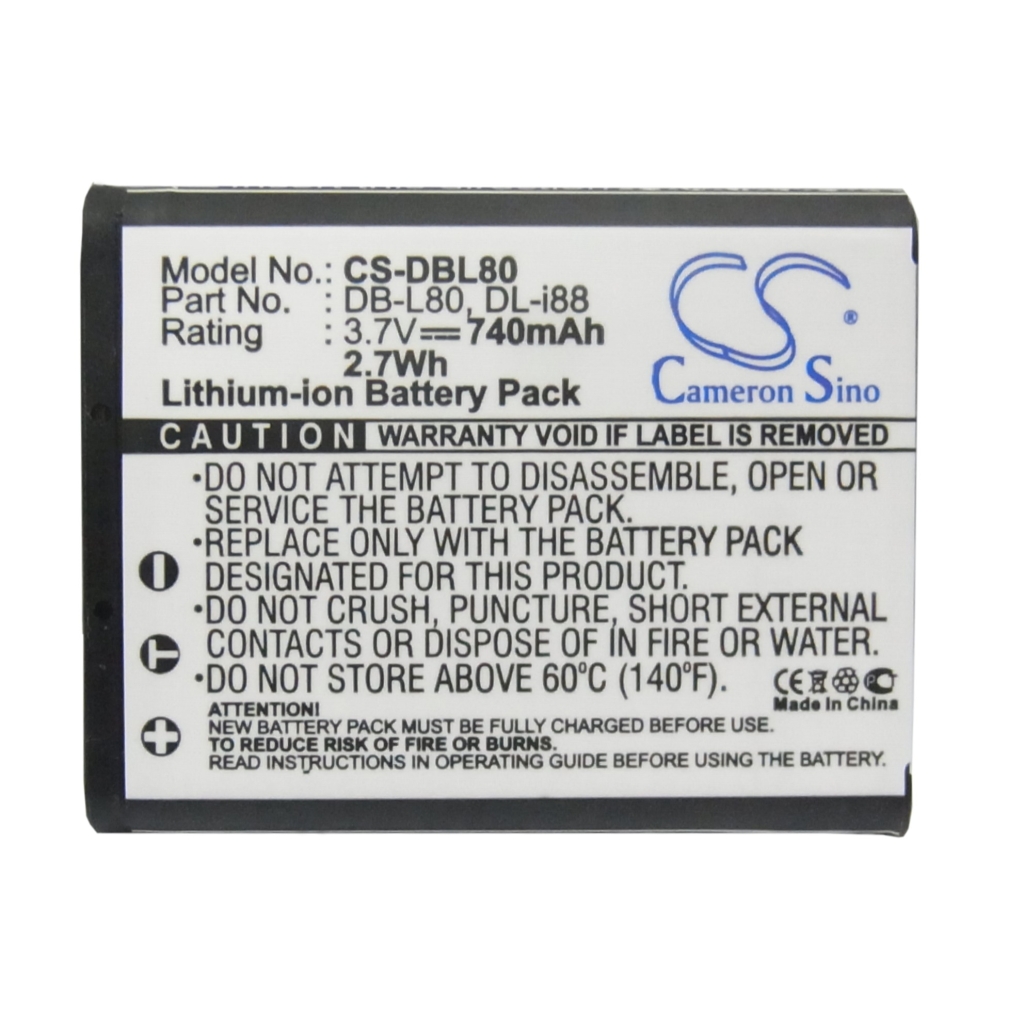 Camera Battery Sanyo Xacti DMX-CG110K