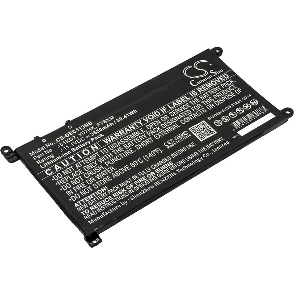 Kompatibilna zamenjava baterije za DELL 51KD7,FY8XM,Y07HK