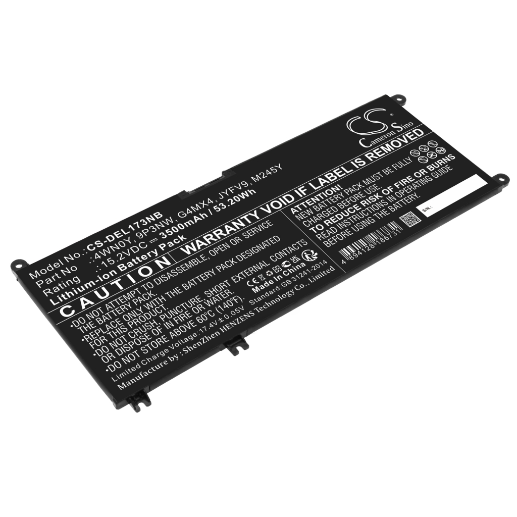 Baterija za prenosnik DELL CS-DEL173NB