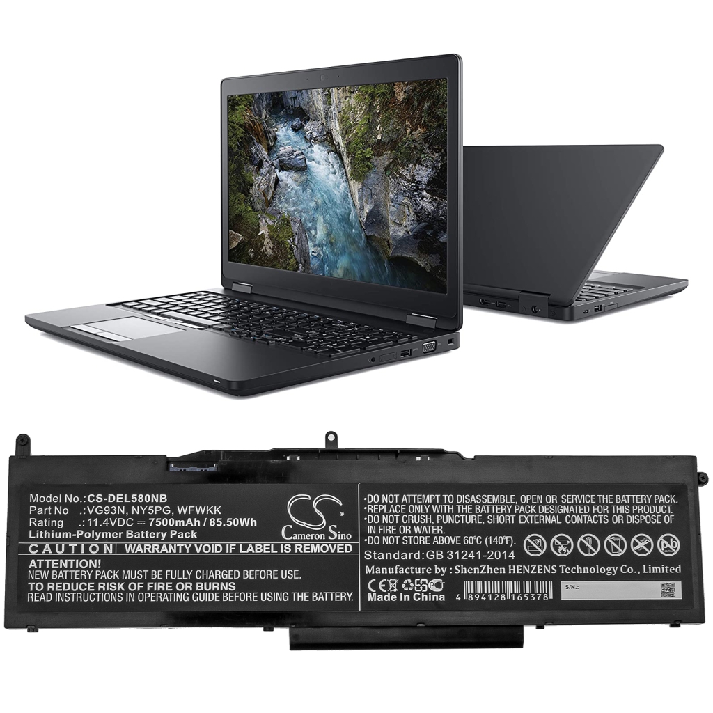Notebook battery DELL Latitude 5580