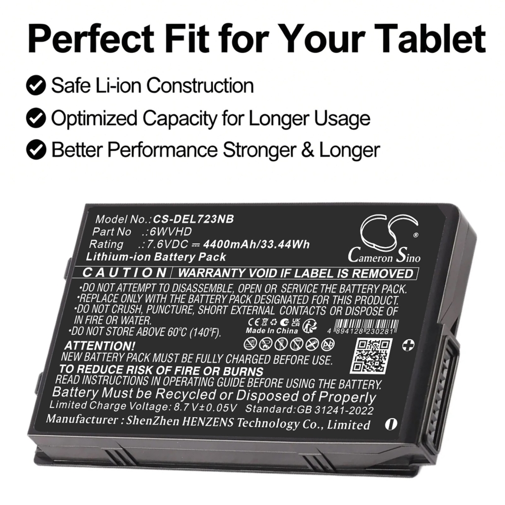 Battery for DELL T06H