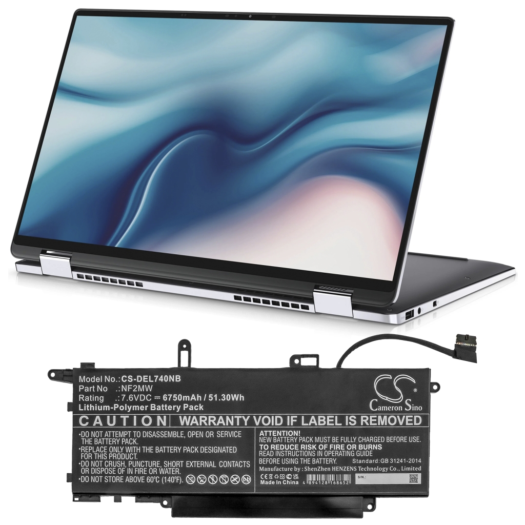 Notebook battery DELL Latitude 9410 2-in-1
