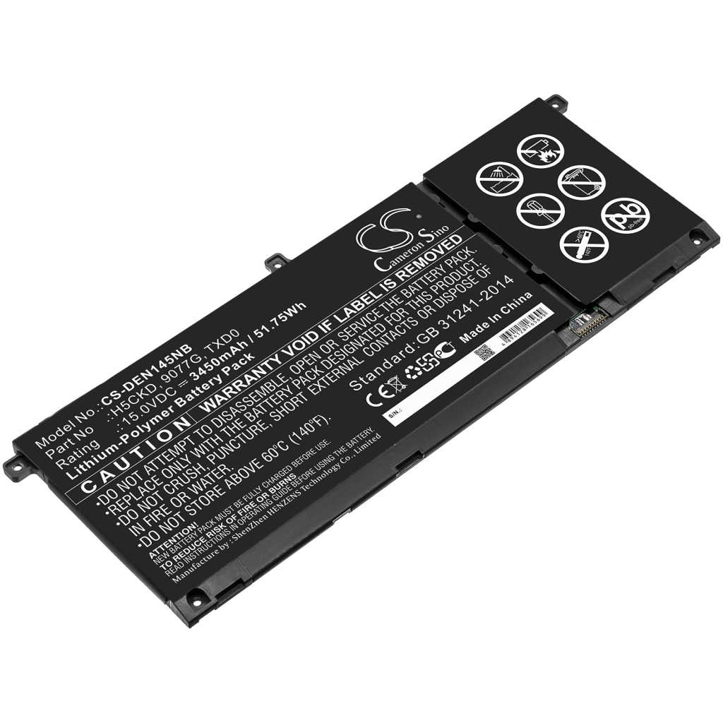 Kompatibilna zamenjava baterije za DELL 9077G,H5CKD,TXD0
