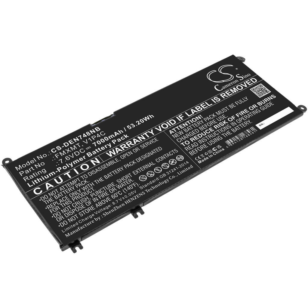 Kompatibilna zamenjava baterije za DELL FMXMT,V1P4C