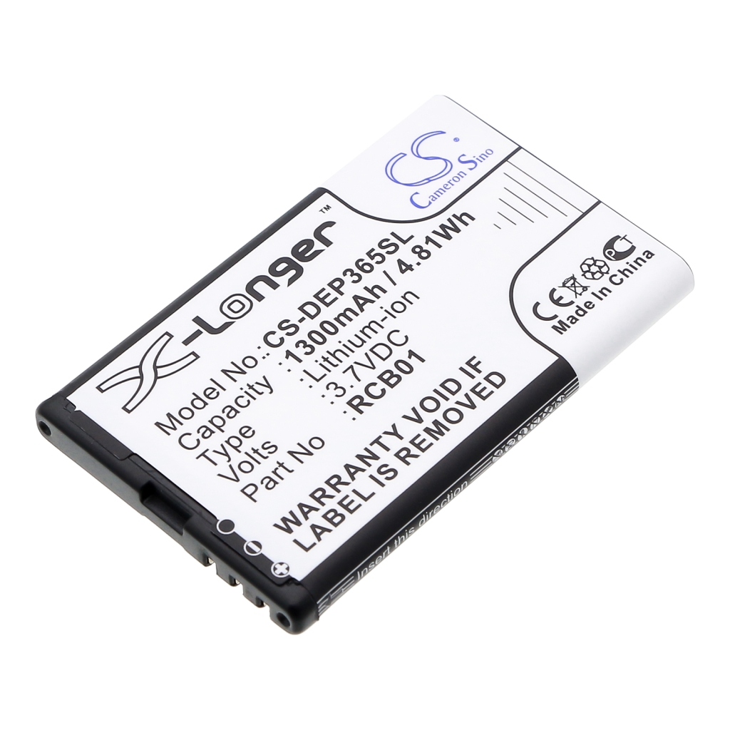 Compatible battery replacement for Doro RCB01