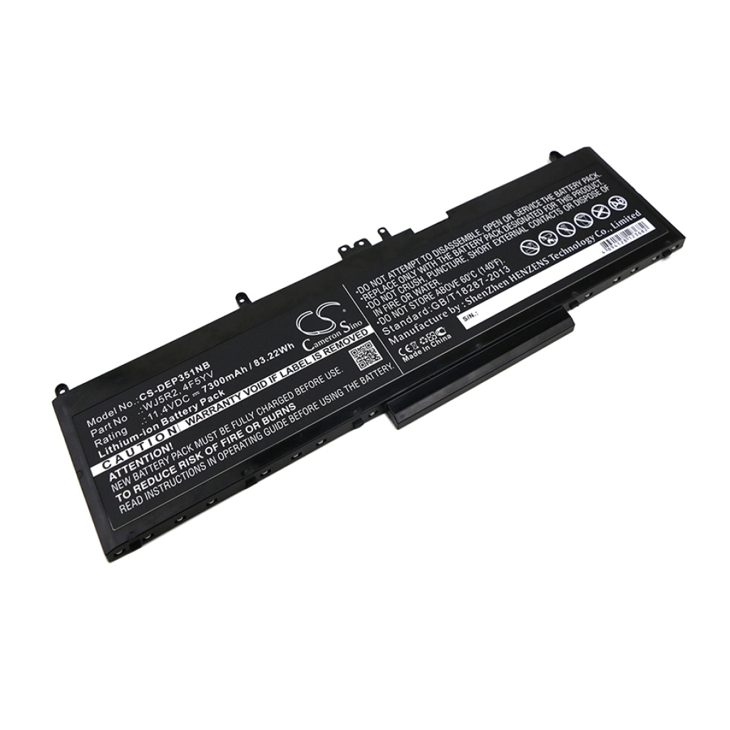 Kompatibilna zamenjava baterije za DELL 4F5YV,WJ5R2