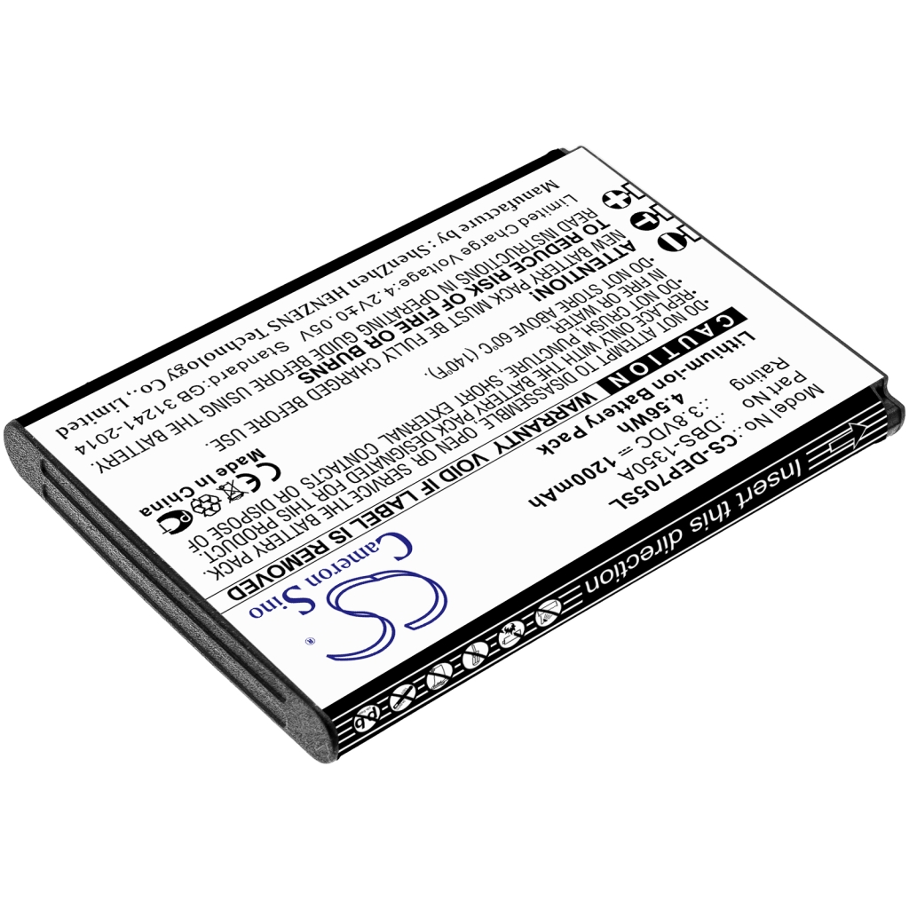 Baterija za mobilni telefon Doro DFC-0180 (CS-DEP705SL)