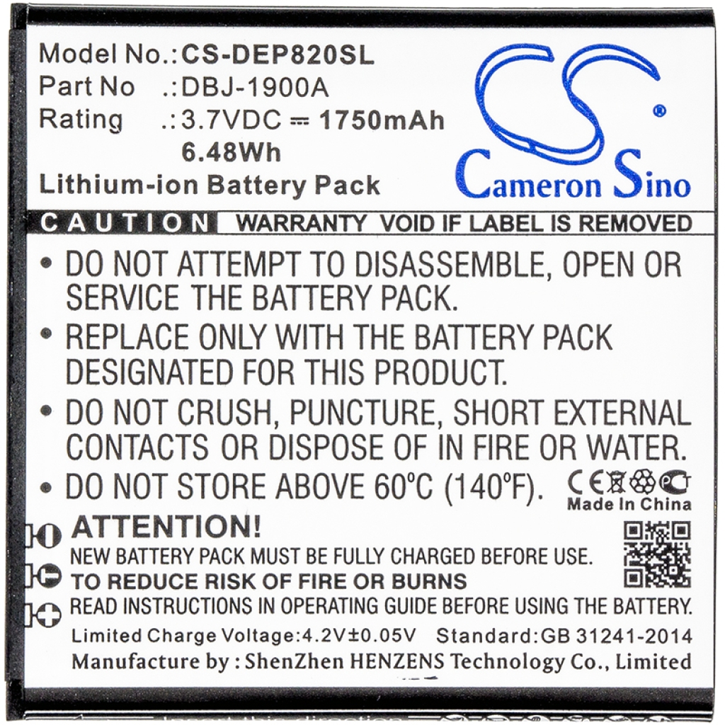 Baterija za mobilni telefon Doro Liberto 820 (CS-DEP820SL)