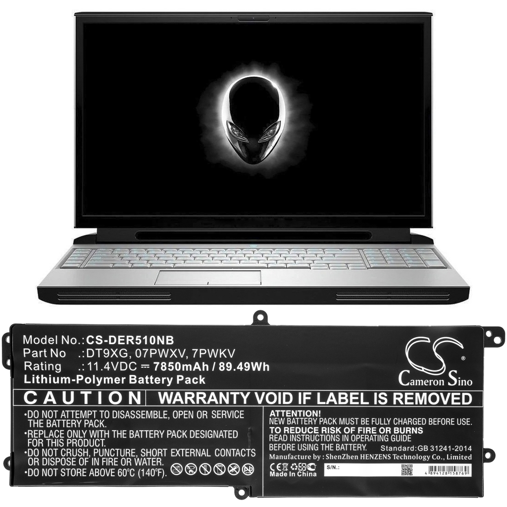 DELL Alienware Area-51m i9-9900K RTX 2080