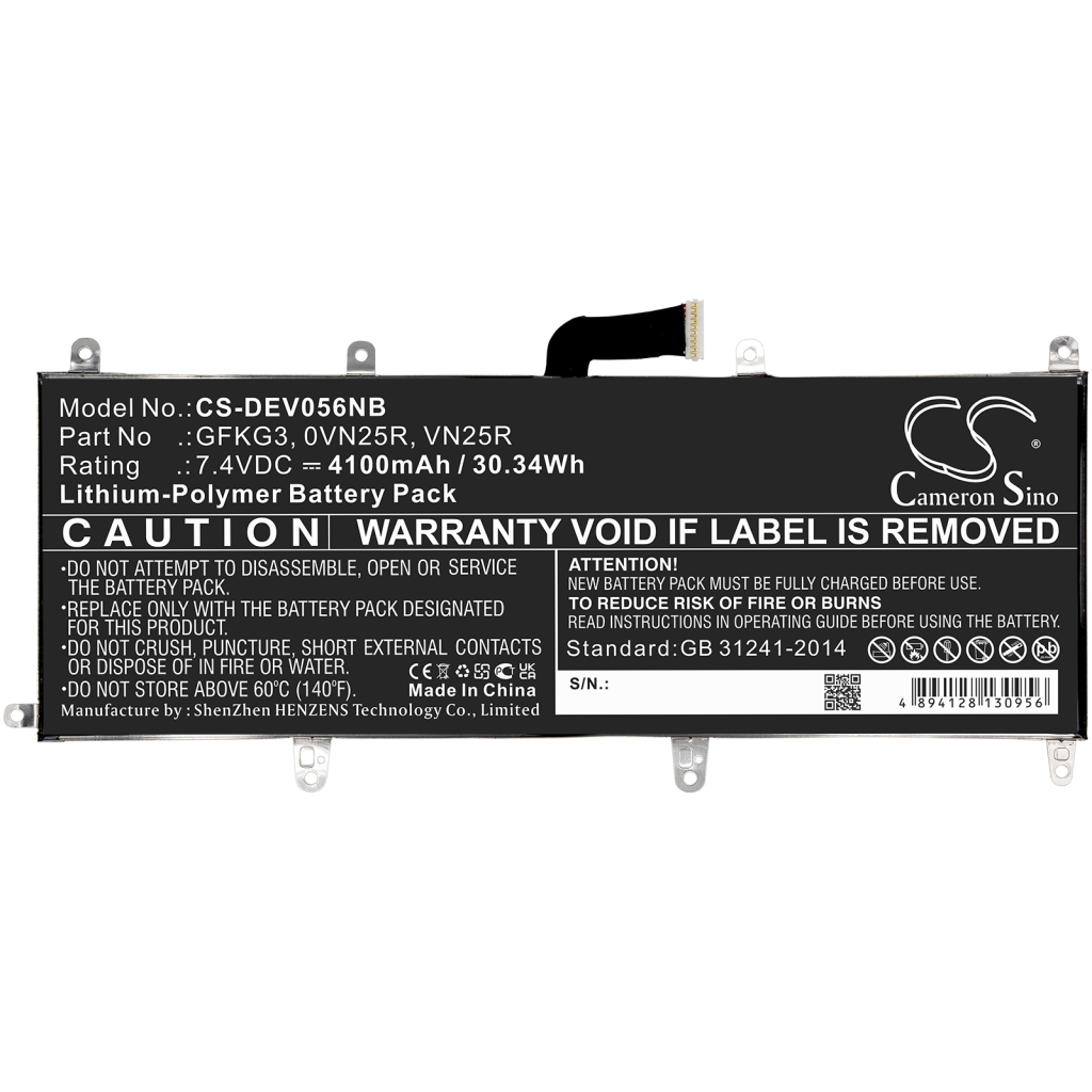Battery for DELL Venue 10 Pro 5056