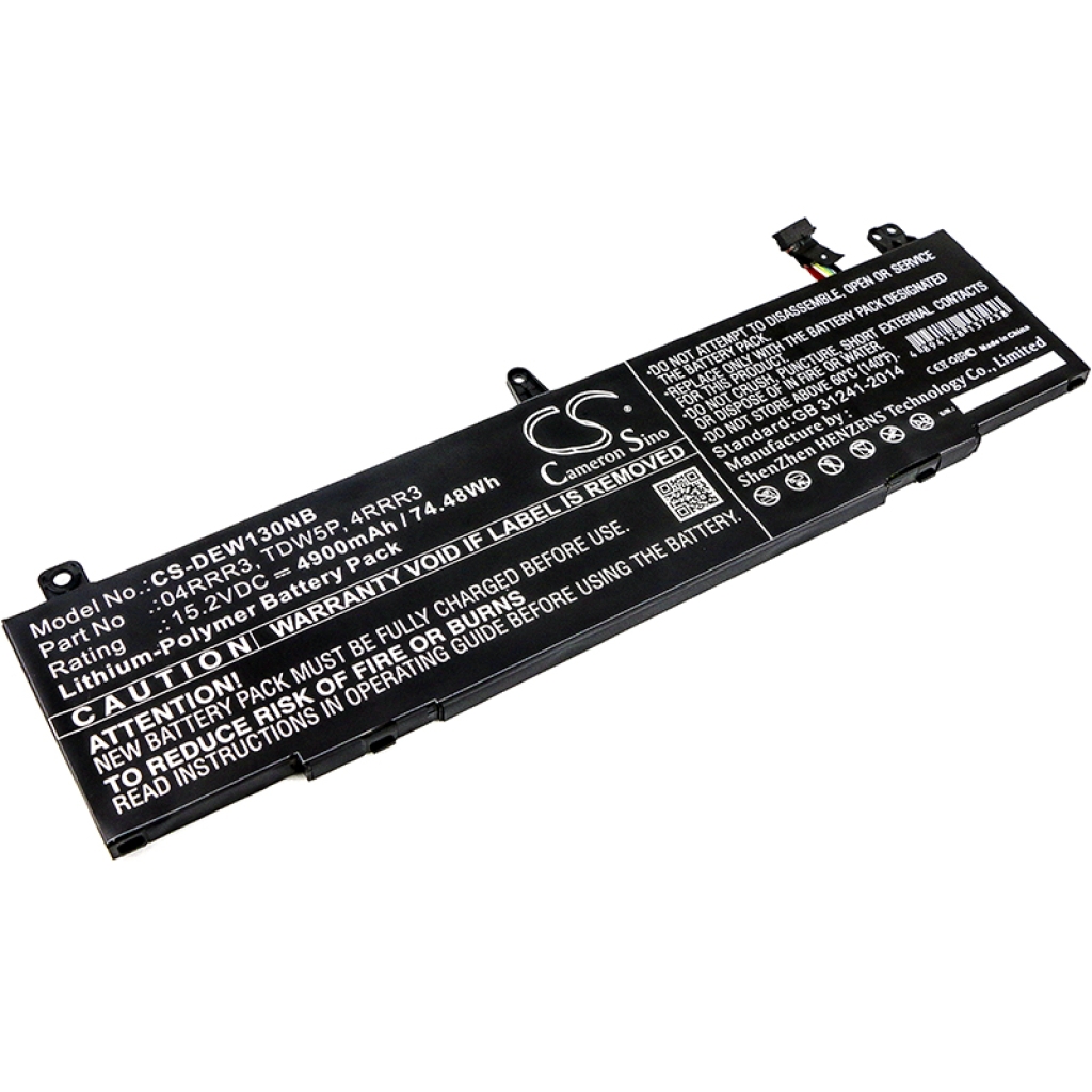 Kompatibilna zamenjava baterije za DELL 04RRR3,4RRR3,TDW5P