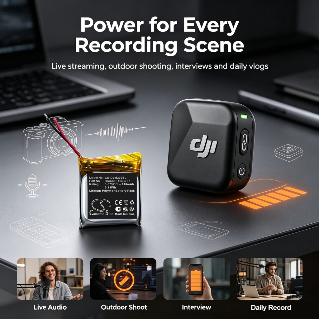 Battery compatible with Microphone battery