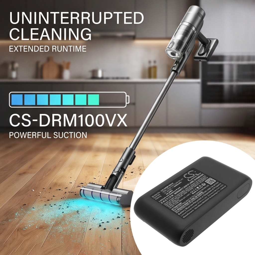 Baterije združljivo z Dreame Mova I10 Cordless Vacuum Cleaner CS-DRM100VX