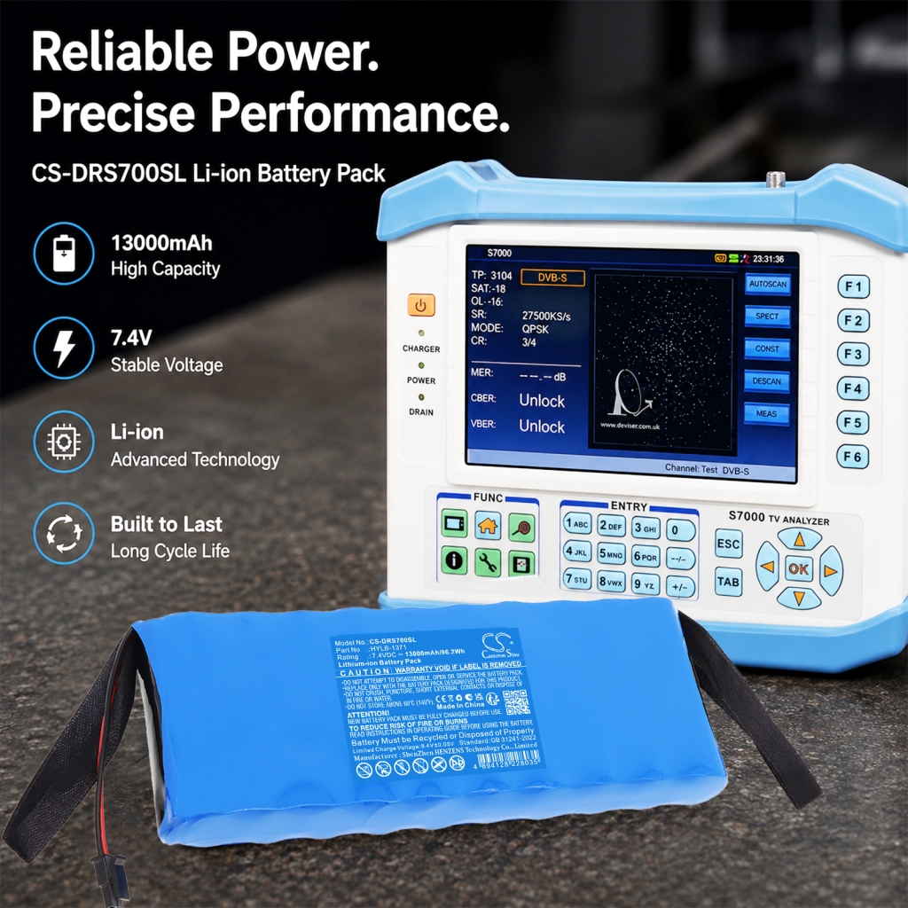 Battery compatible with Deviser Deli CS-DRS700SL