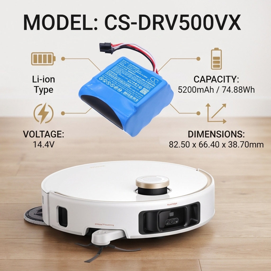 Baterija združljivo z Mova CS-DRV500VX