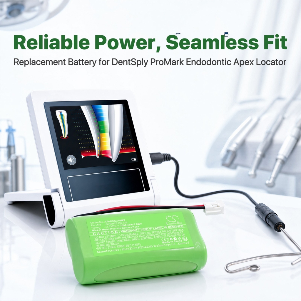 Baterije združljivo z DentSply ProMark Endodontic Apex Locator CS-DSC210MX