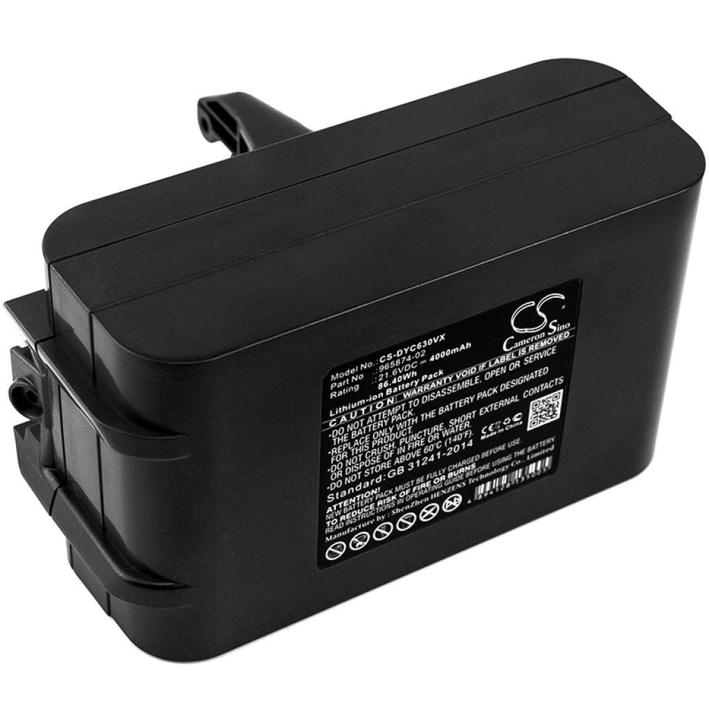 Vacuum Battery Dyson V6 Up Top