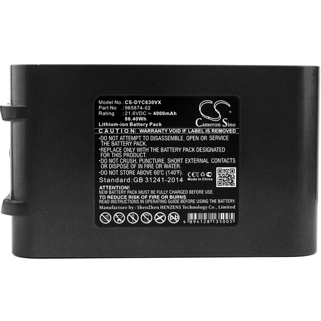 Vacuum Battery Dyson V6 Up Top