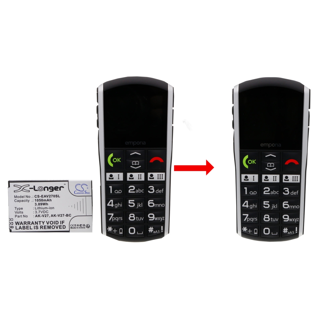 Baterija za mobilni telefon Emporia Simplicity (CS-EAV270SL)