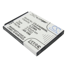 Kompatibilna zamenjava baterije za Emporia AK-V88,AK-V88(V1.0)