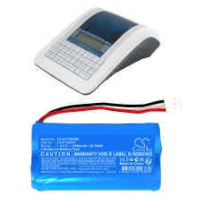 Compatible battery replacement for Elcom 2ICR18650P