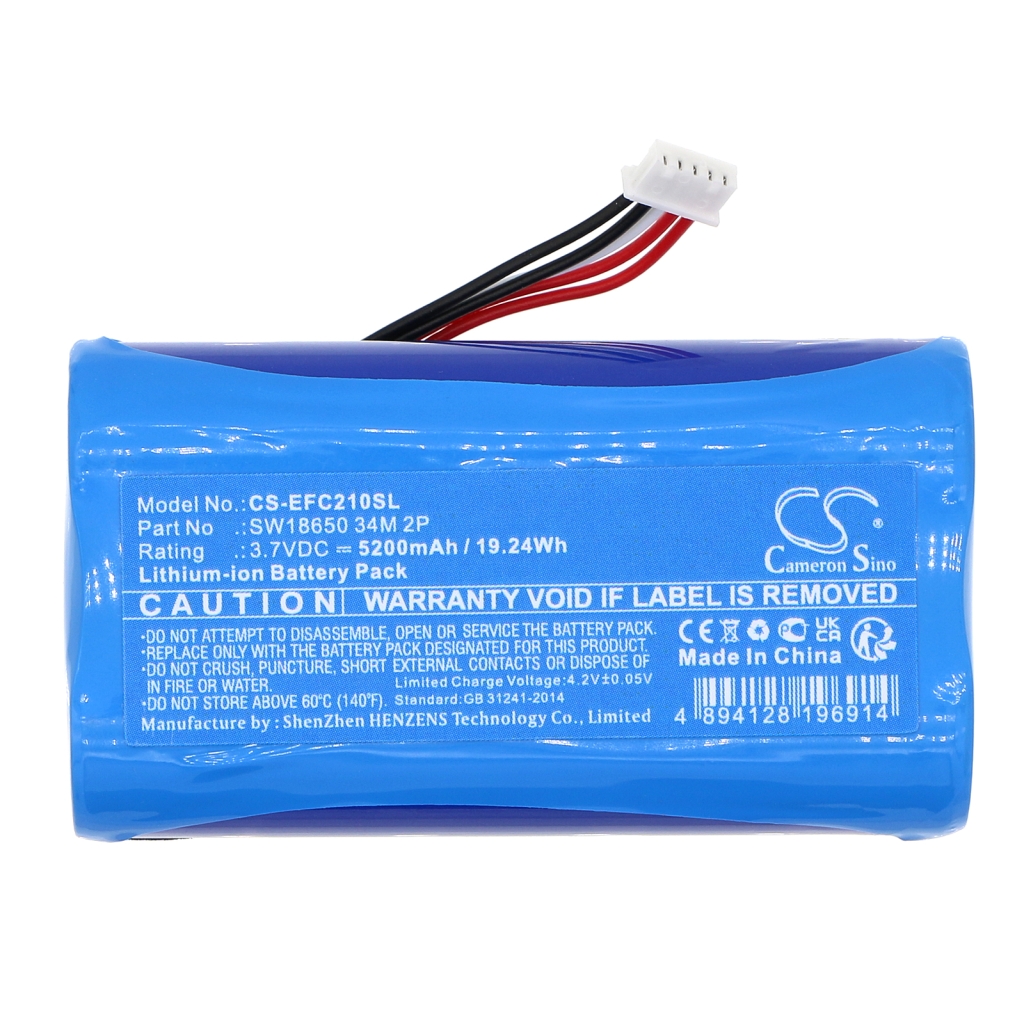 Kompatibilna zamenjava baterije za Eufy SW18650 34M 2P