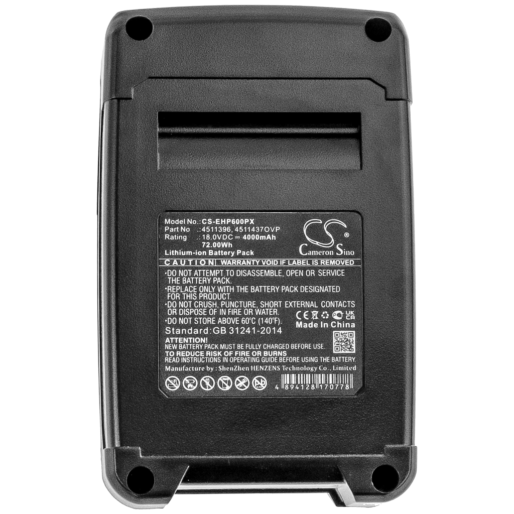 Kompatibilna zamenjava baterije za Einhell 4511396,4511437NEU,4511437OVP
