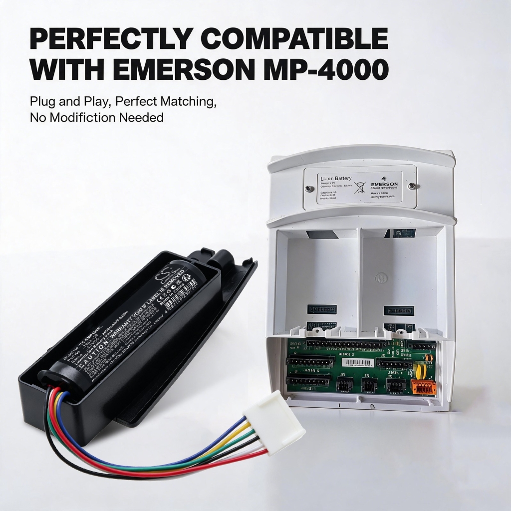 Battery compatible with Emerson CS-EMP400SL